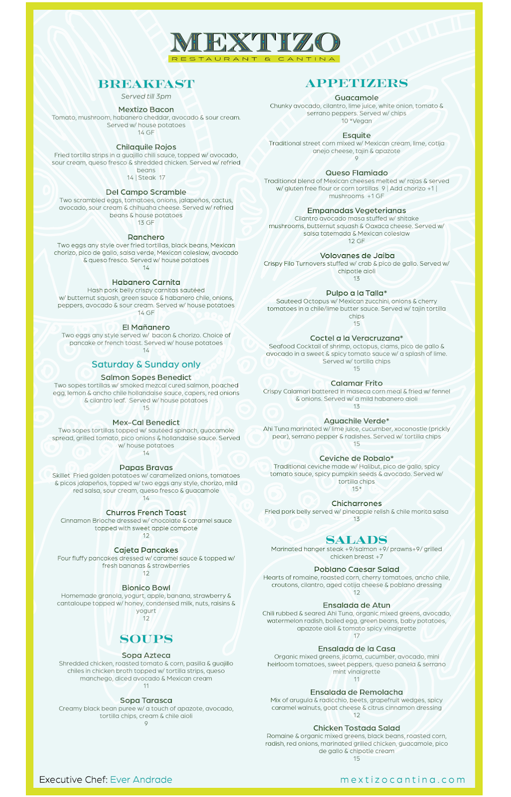 Mextizo Restaurant & Cantina | restaurant | 1502 Saratoga Ave, San Jose, CA 95129, USA | 4088664176 OR +1 408-866-4176