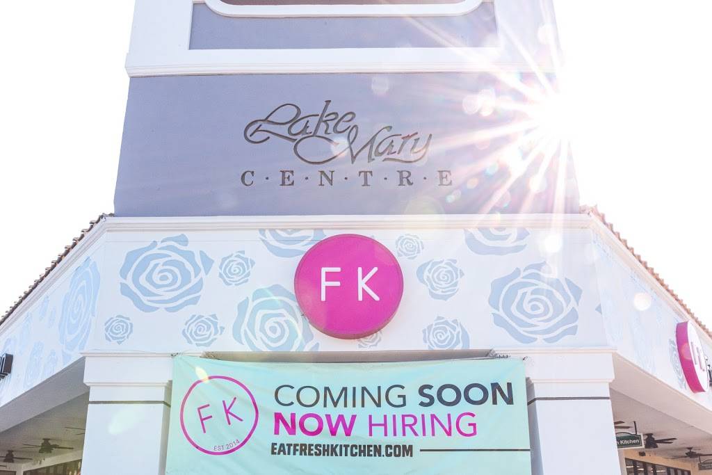 Fresh Kitchen | restaurant | 3793 Lake Emma Rd, Lake Mary, FL 32746, USA | 4079155533 OR +1 407-915-5533