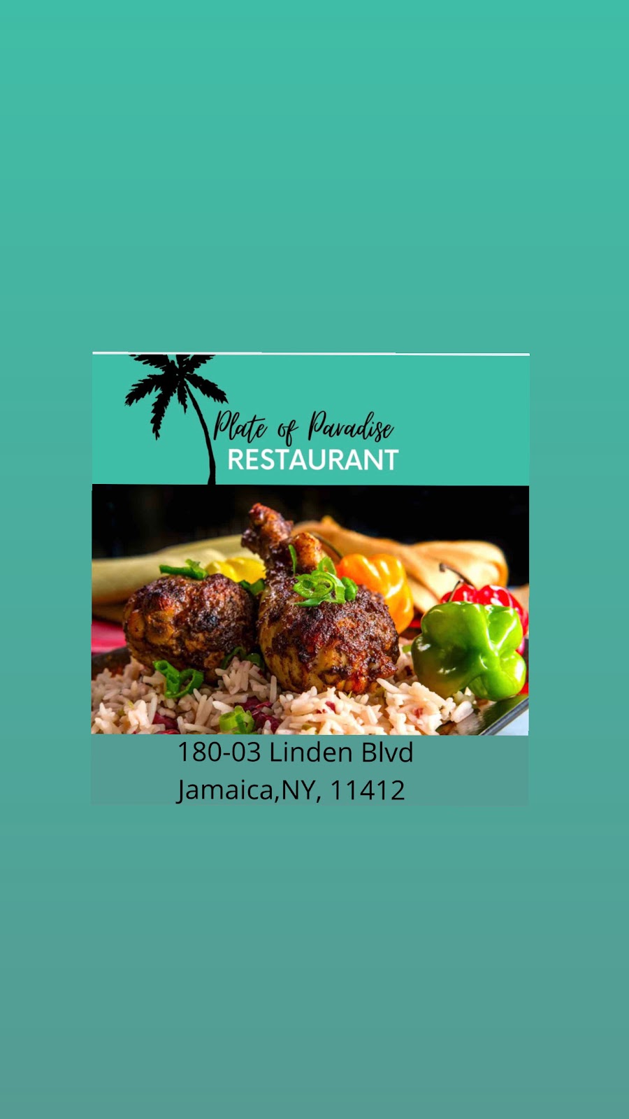 Plate of paradise restaurant | restaurant | 180-03 Linden Blvd, Queens, NY 11434, USA | 8622826916 OR +1 862-282-6916