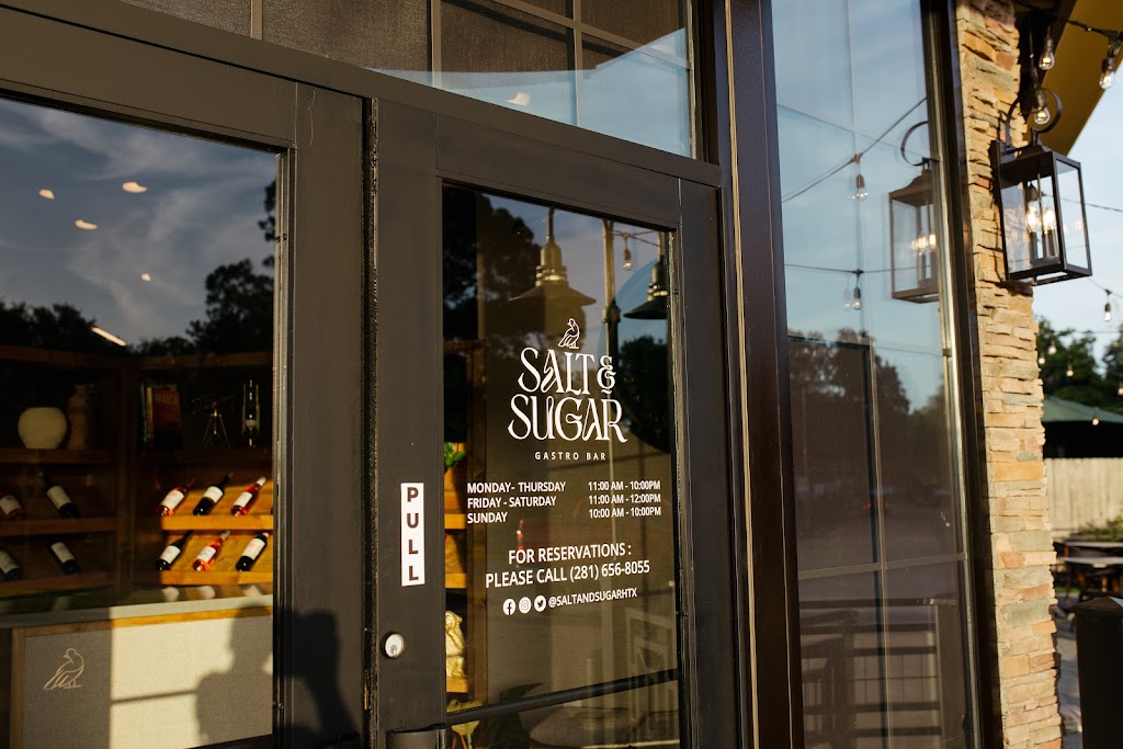 Salt & Sugar Gastro Bar | restaurant | 16010 West Rd, Houston, TX 77095, USA | 2816568055 OR +1 281-656-8055