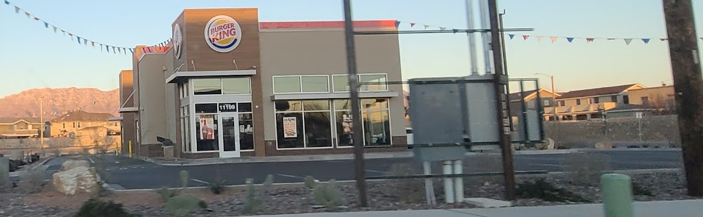 Burger King | restaurant | 11199 Sean Haggerty Dr, El Paso, TX 79934, USA | 9155003765 OR +1 915-500-3765