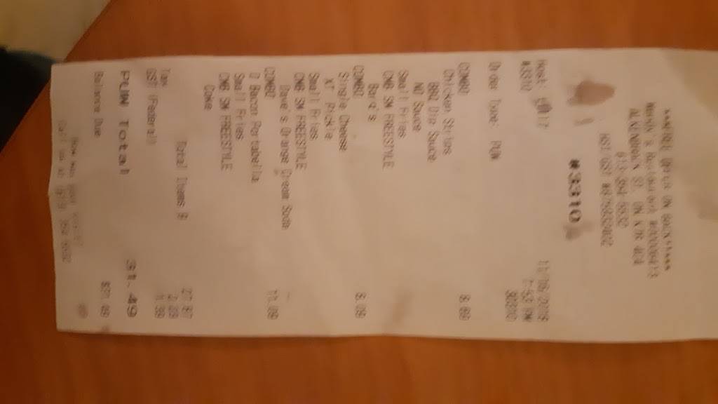 Wendys | restaurant | 17 Alkenbrack St, Napanee, ON K7R 4C4, Canada | 6133545532 OR +1 613-354-5532