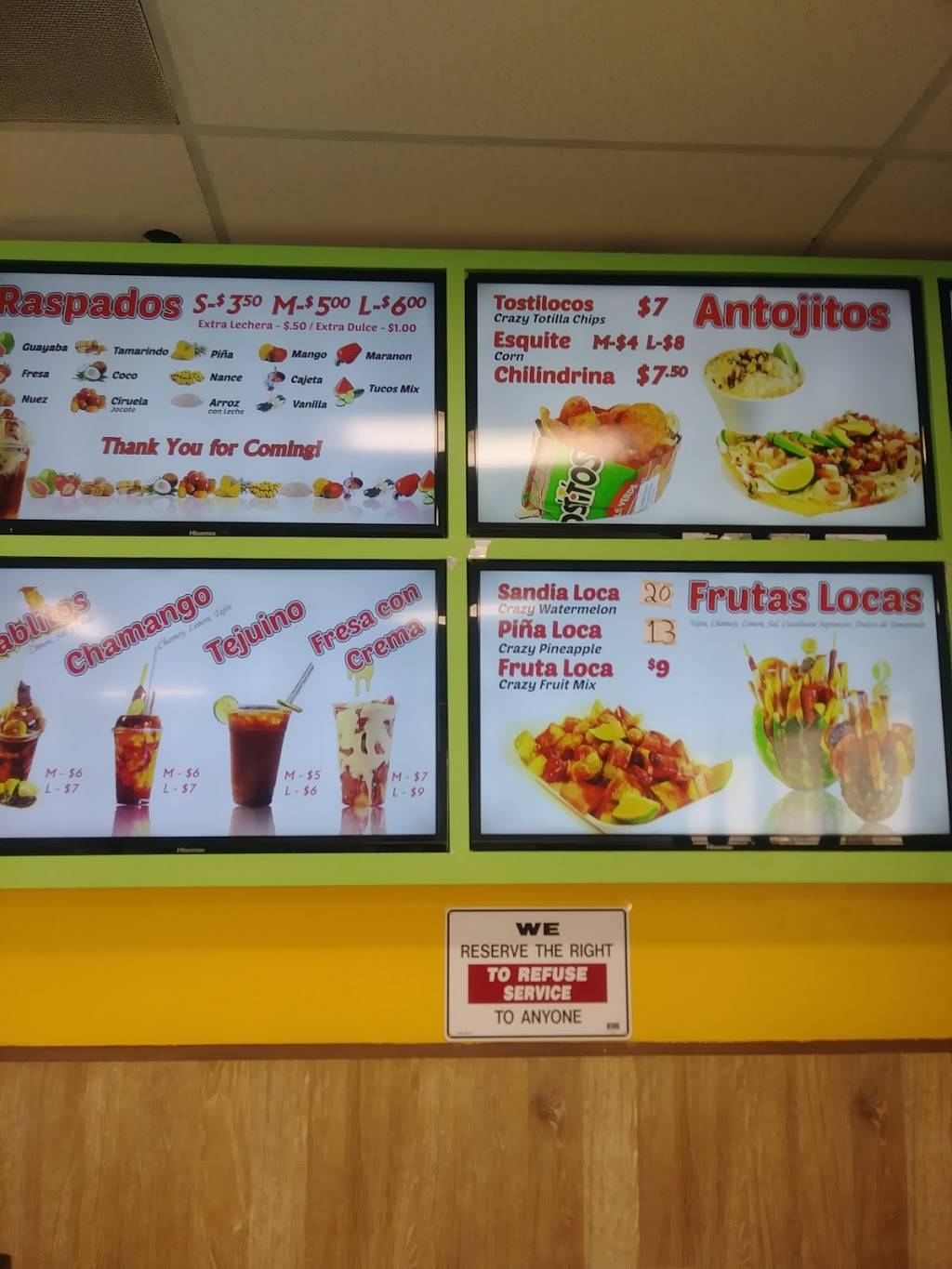 Tucoz Raspados | restaurant | 14650 Roscoe Blvd, Panorama City, CA 91402, USA | 8188105959 OR +1 818-810-5959