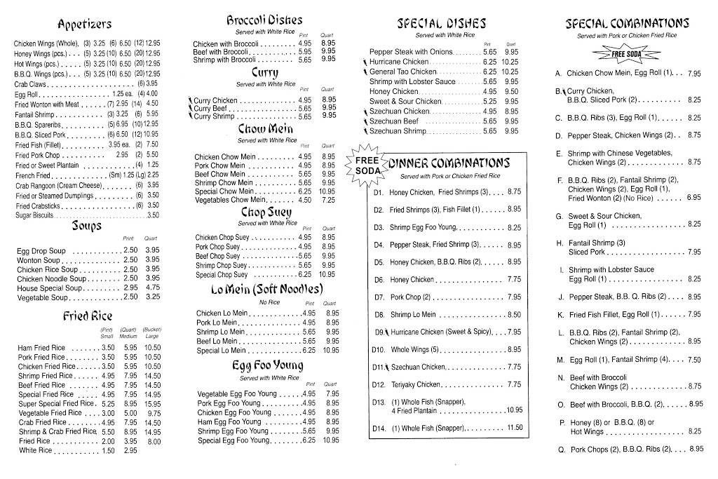 Chens Chinese Food | restaurant | 12310 NW 7th Ave, North Miami, FL 33168, USA | 3056816113 OR +1 305-681-6113