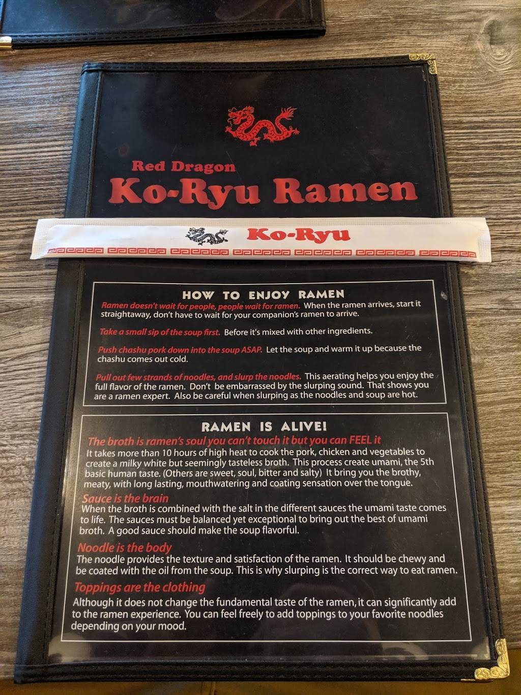KoRyu Ramen San Pedro | restaurant | 362 W 6th St, San Pedro, CA 90731, USA | 3109352886 OR +1 310-935-2886