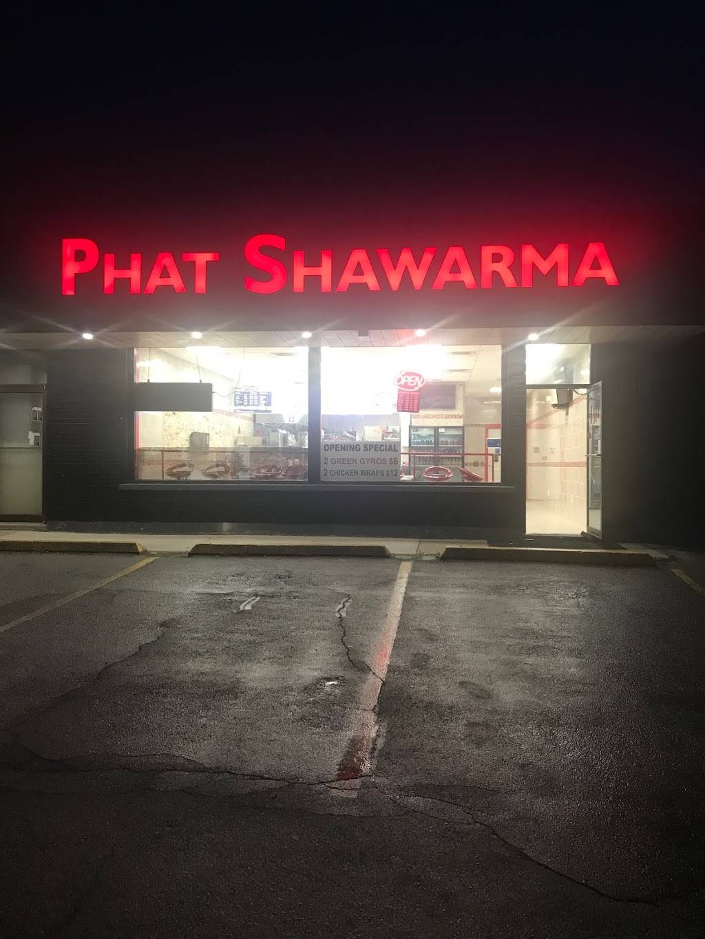 Phat Shawarma | restaurant | 155 Highland Rd E, Kitchener, ON N2M 3W1, Canada | 5199544999 OR +1 519-954-4999