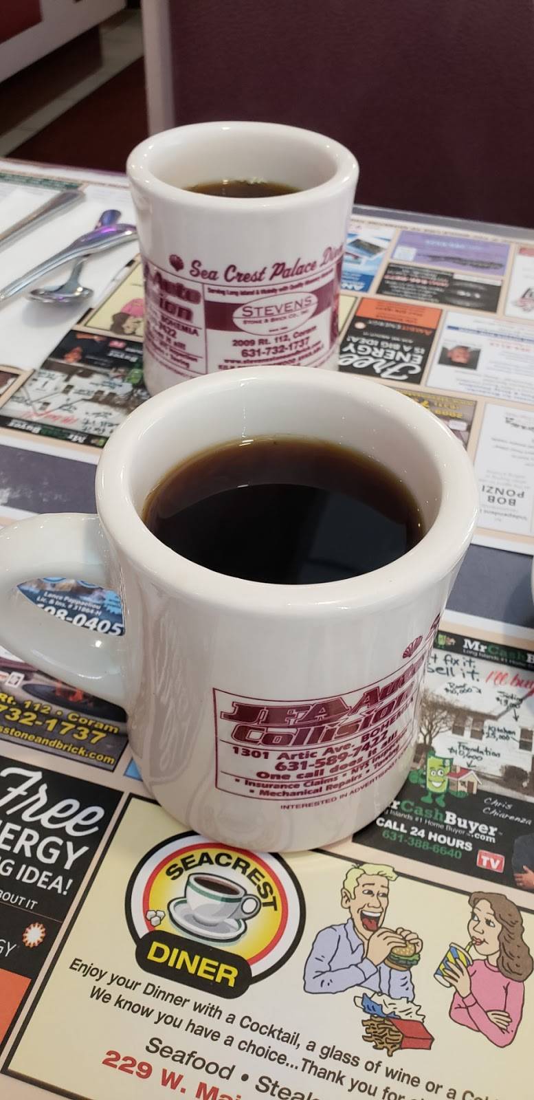 Seacrest Sayville Diner | restaurant | 229 W Main St, Sayville, NY 11782, USA | 6314054833 OR +1 631-405-4833