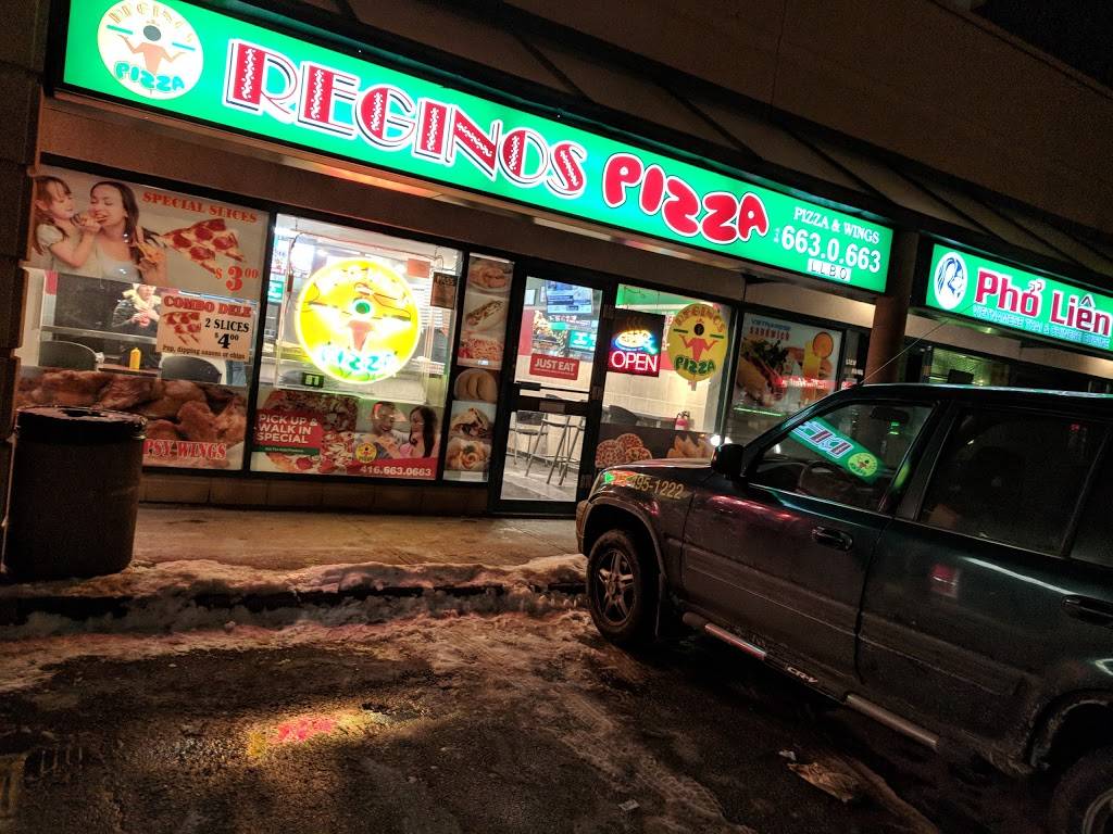 Reginos Pizza | restaurant | 1300 Finch Ave W, North York, ON M3J 3K2, Canada | 4166630663 OR +1 416-663-0663