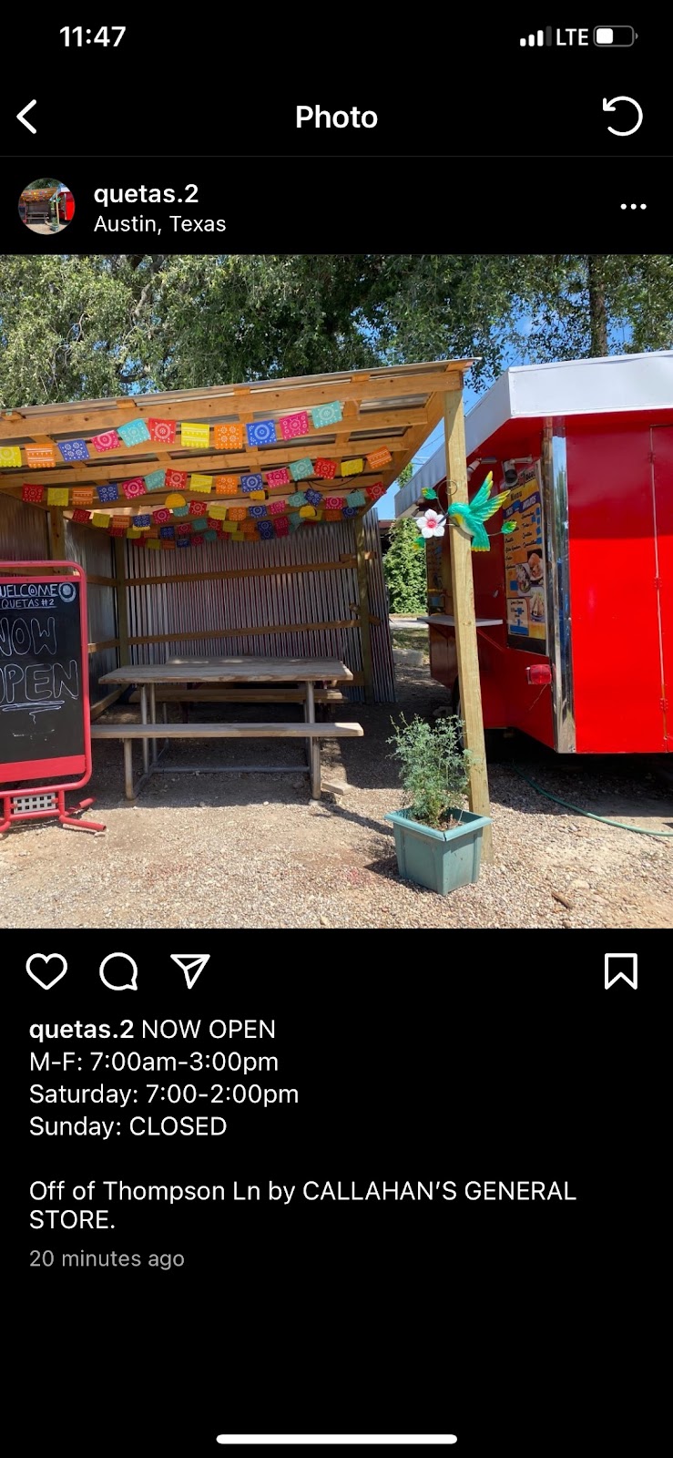 Quetas Tacos #2 | restaurant | 517 Thompson Ln, Austin, TX 78742, USA | 5123636738 OR +1 512-363-6738