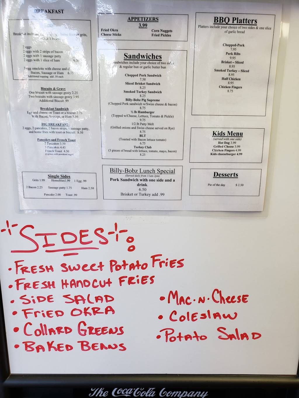 Billy-Bobz Bar-B-Q | restaurant | 501 NW 23rd Ave Suite A, Gainesville, FL 32609, USA | 3525053300 OR +1 352-505-3300