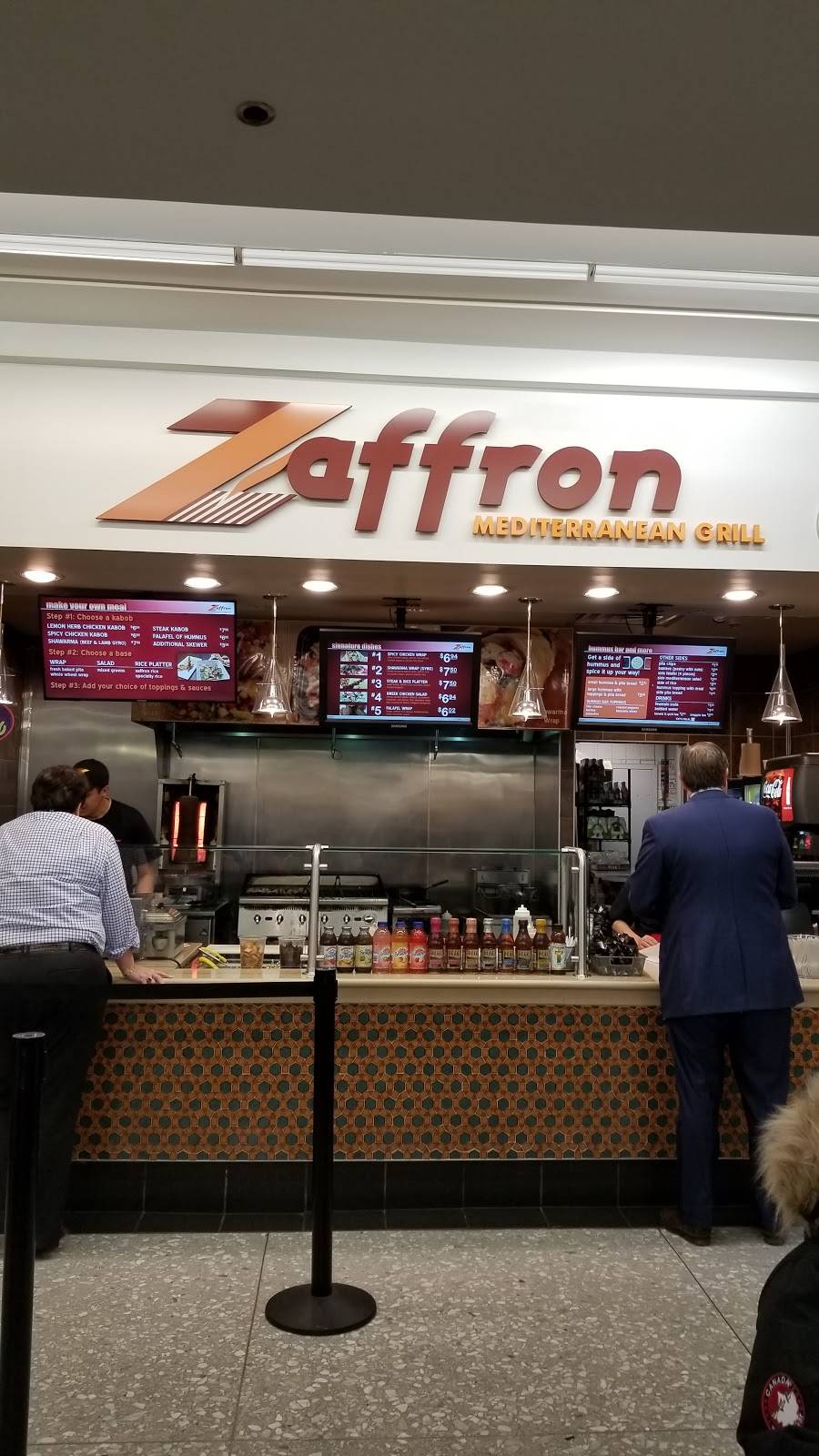 Zaffron Mediterranean Grill | meal takeaway | 1625 Chestnut St, Philadelphia, PA 19103, USA | 2155632437 OR +1 215-563-2437