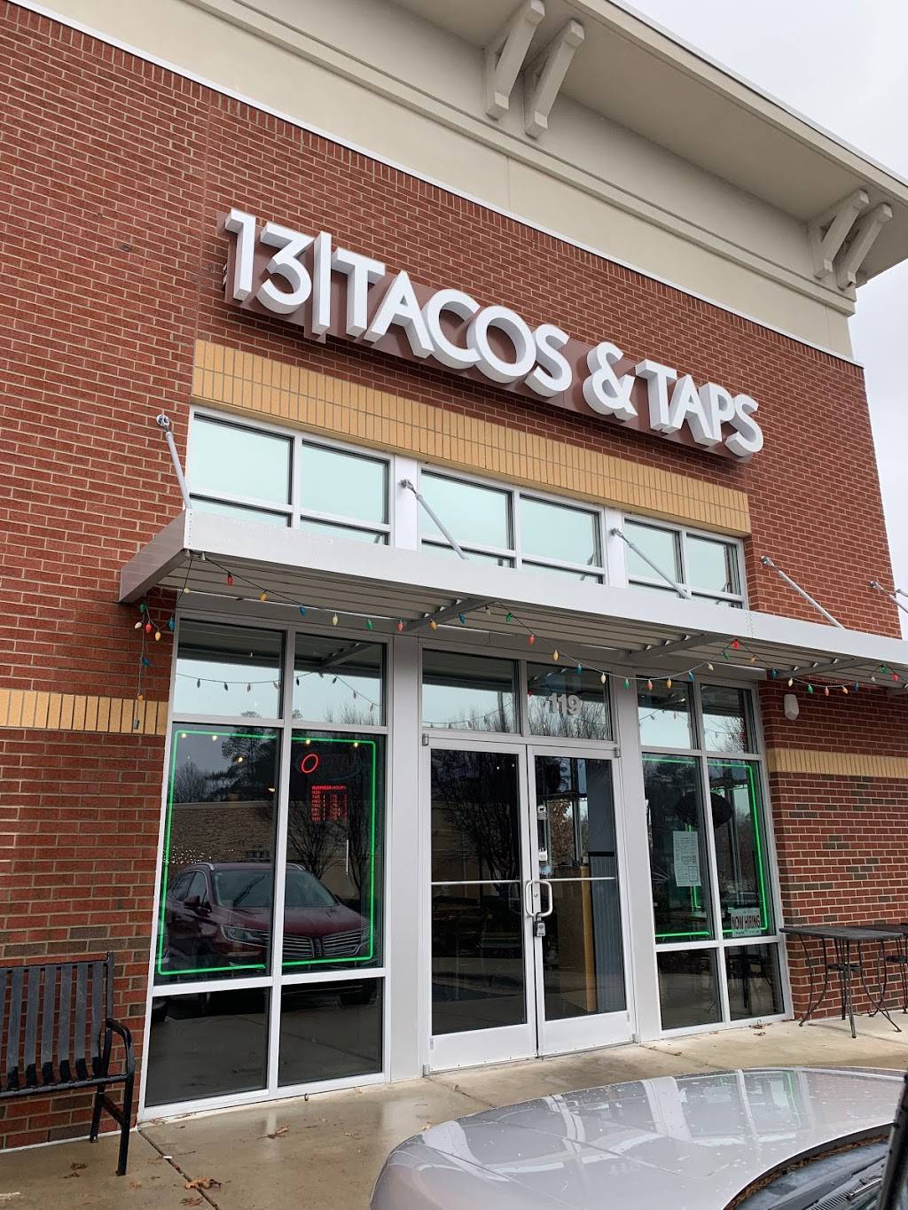 13 Tacos and Taps | restaurant | 10511 Shadowlawn Dr, Raleigh, NC 27614, USA | 9199007023 OR +1 919-900-7023