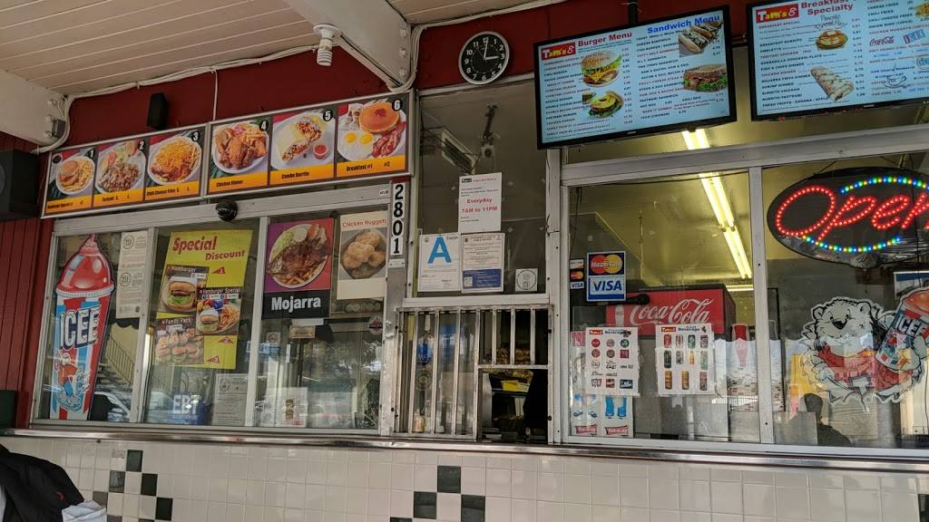 Tams Burger | restaurant | 2801 S Central Ave, Los Angeles, CA 90011, USA | 3232345630 OR +1 323-234-5630