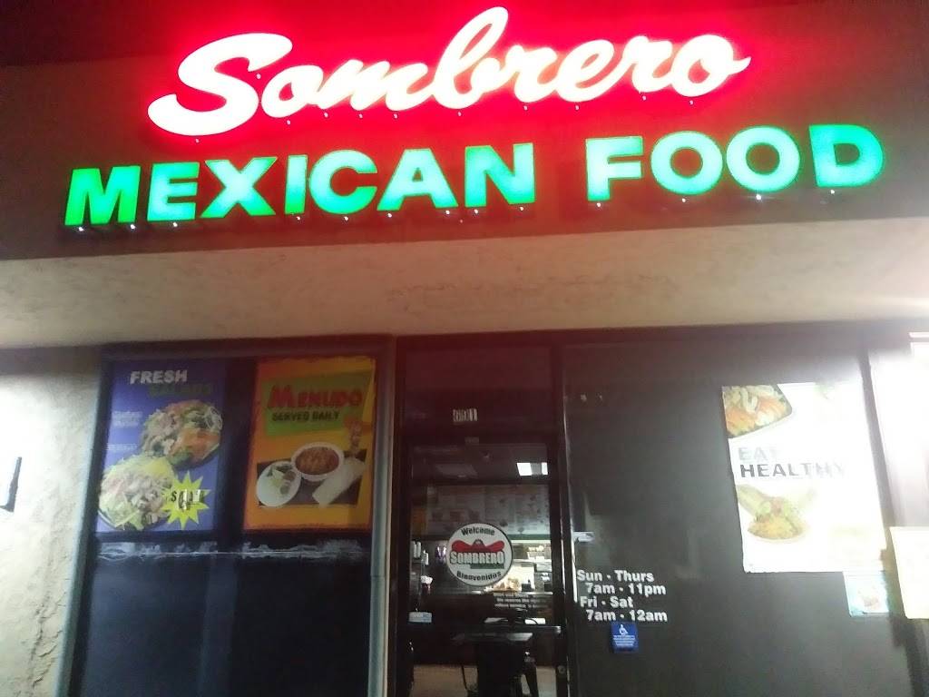 Sombrero Mexican Food | restaurant | 691 Sweetwater Rd, Spring Valley, CA 91977, USA | 6194640666 OR +1 619-464-0666