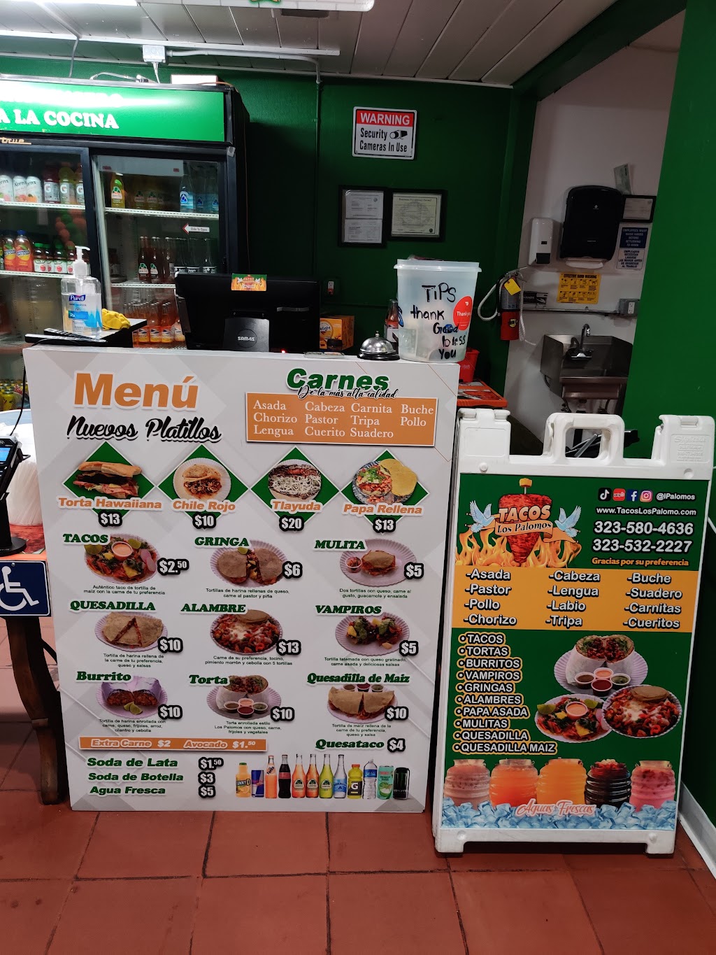 Tacos Los Palomos | restaurant | 2352 Mountain View Rd, El Monte, CA 91733, USA | 6267581015 OR +1 626-758-1015