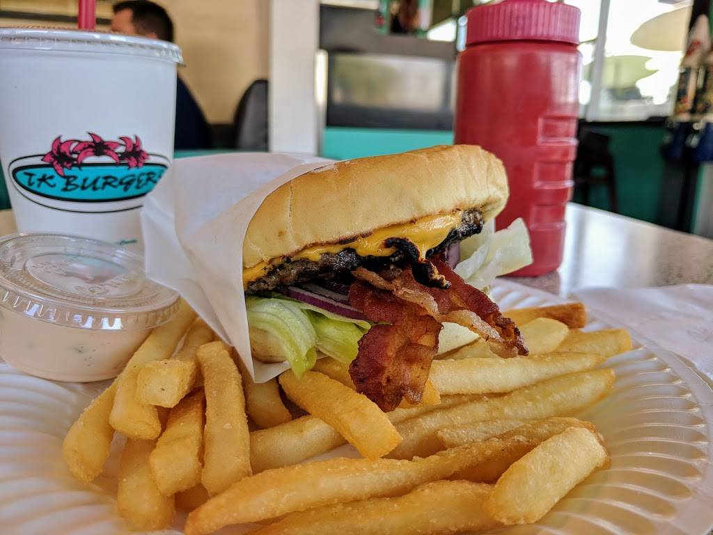 TK Burgers | restaurant | 2966 Bristol St, Costa Mesa, CA 92626, USA | 7146622572 OR +1 714-662-2572