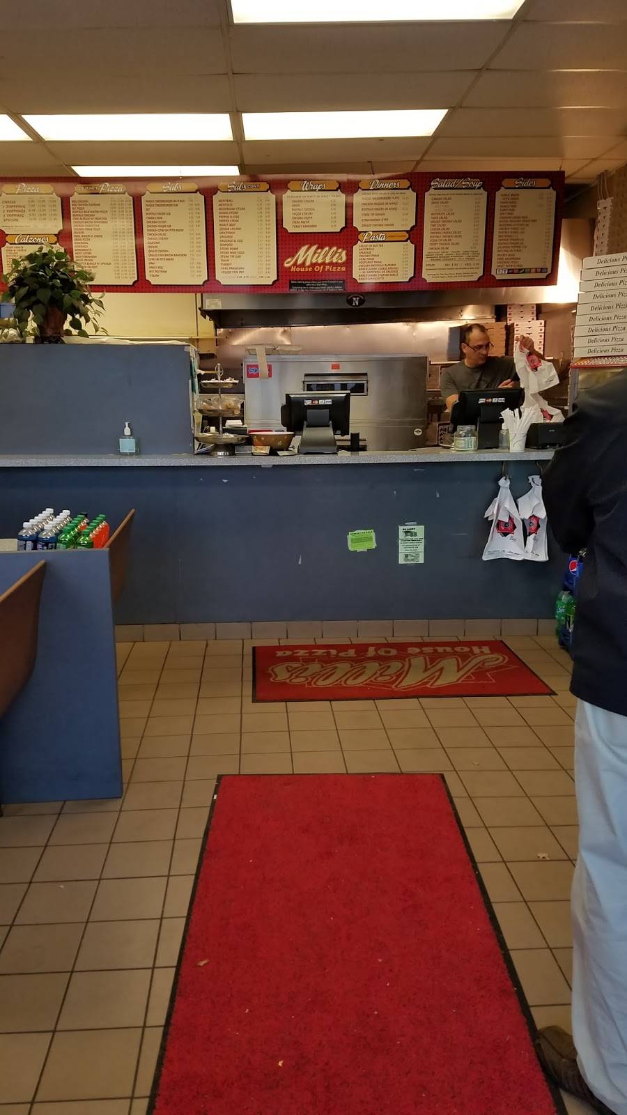 Millis House of Pizza | restaurant | 915 Main St, Millis, MA 02054, USA | 5083768500 OR +1 508-376-8500