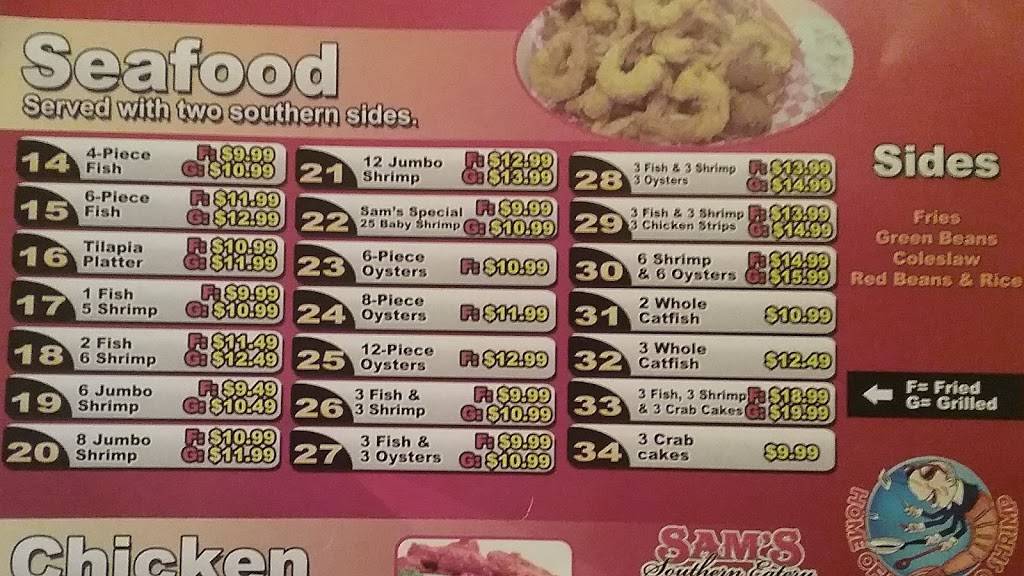 Sams southern Eatery | restaurant | 1105 north Washington Ave, Ardmore, OK 73401, USA | 5807985189 OR +1 580-798-5189