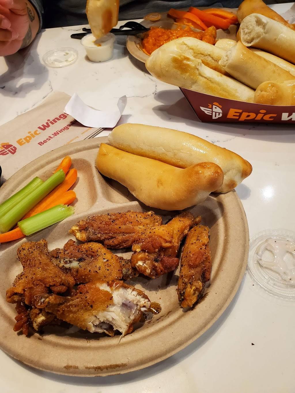 Epic Wings | restaurant | 350 N McKinley St #101, Corona, CA 92879, USA | 9512729700 OR +1 951-272-9700