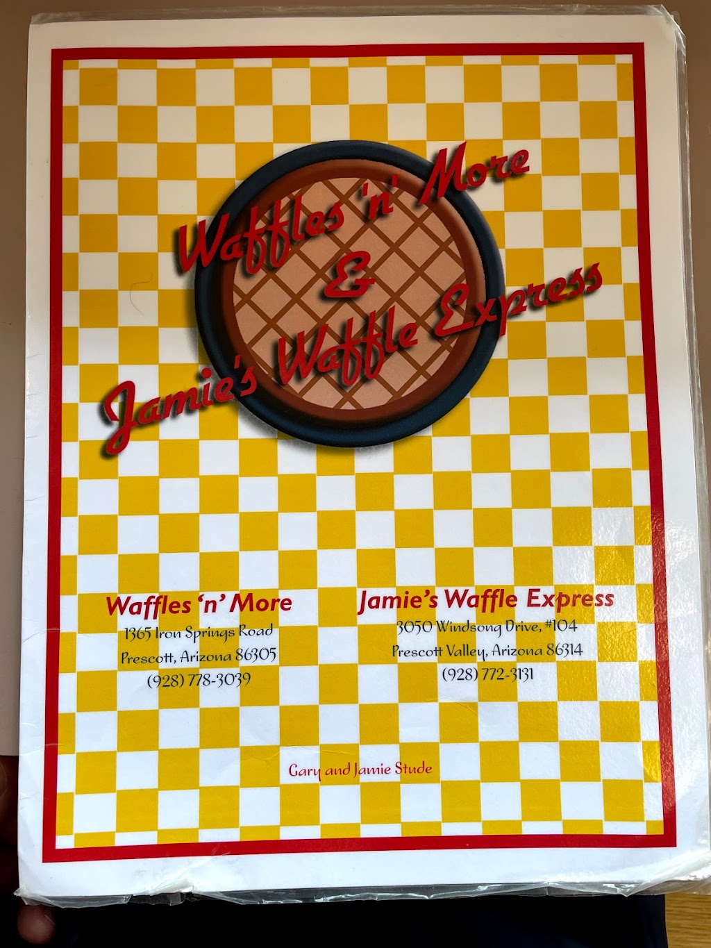 Jamies Waffle Express | restaurant | 3050 N Windsong Dr, Prescott Valley, AZ 86314, USA | 9287723131 OR +1 928-772-3131