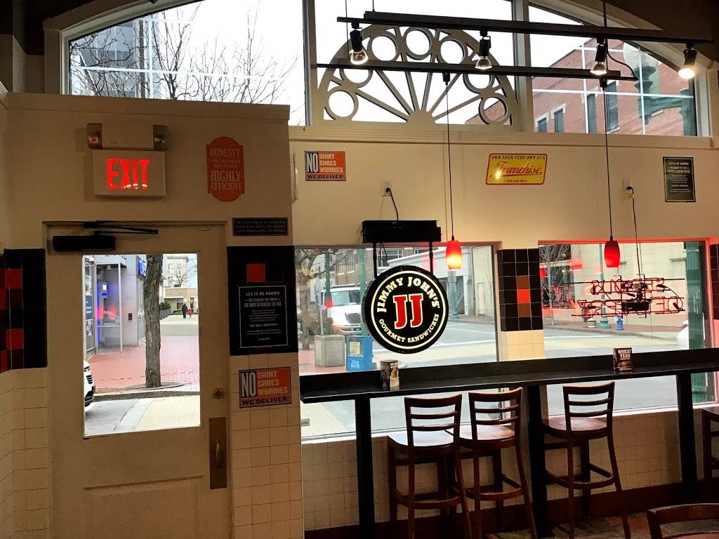 Jimmy Johns | meal delivery | 32 Capitol St, Charleston, WV 25301, USA | 3047203000 OR +1 304-720-3000