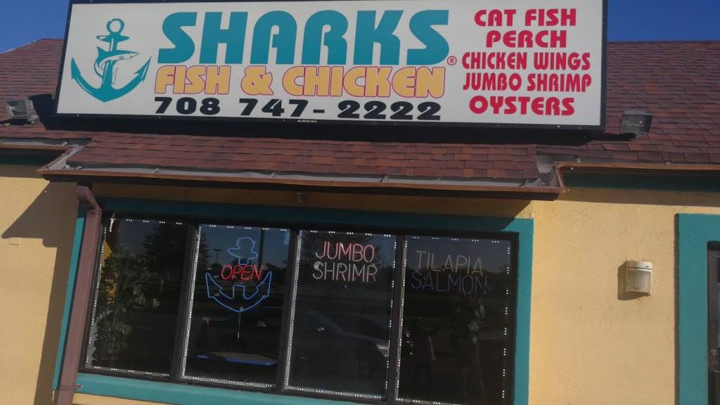 Sharks Fish & Chicken | restaurant | 1453 Western Ave, Chicago Heights, IL 60411, USA | 7087472222 OR +1 708-747-2222