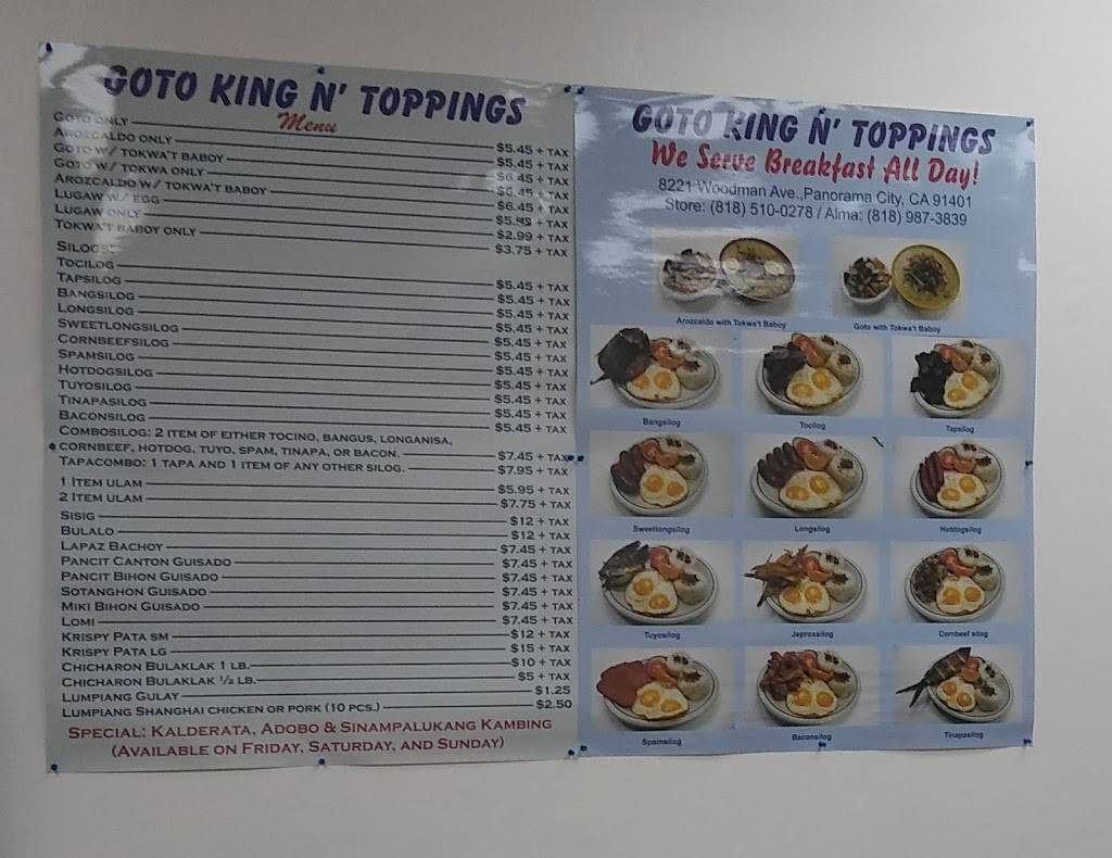 Goto King N Toppings | restaurant | 8221 Woodman Ave, Panorama City, CA 91402, USA | 8185100278 OR +1 818-510-0278
