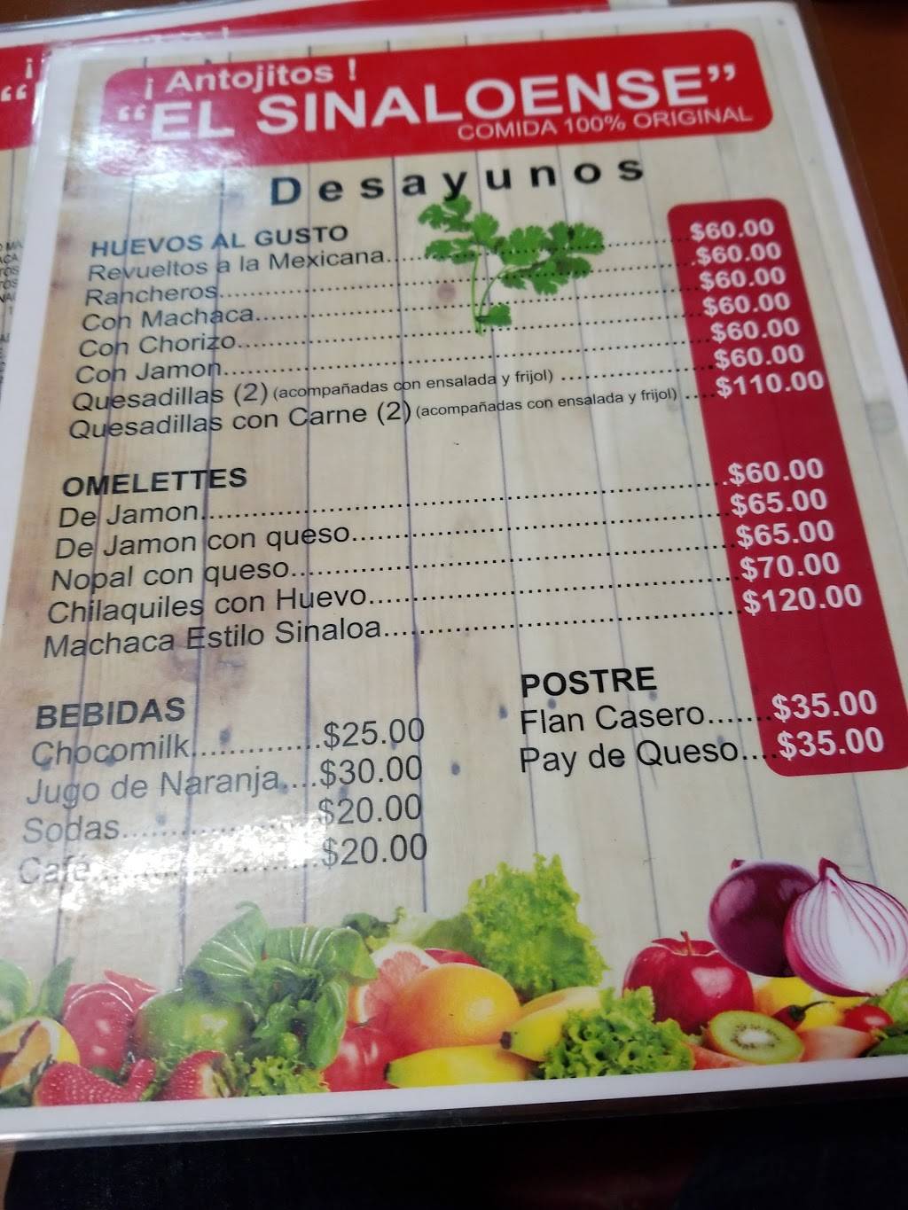 Antojitos EL SINALOENSE | restaurant | Interior 601, Aeropuerto 1900, C.Comercial Otay, Nueva Tijuana, 22435 Tijuana, B.C., Mexico | 016646232750 OR +52 664 623 2750