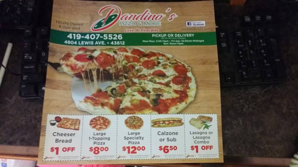 Dandinos Pizza & More | restaurant | 4804 Lewis Ave, Toledo, OH 43612, USA | 4194075526 OR +1 419-407-5526