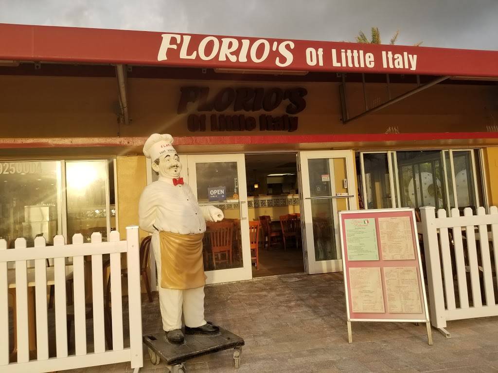 Florios Of Little Italy | restaurant | 3301, 200 Garfield St, Hollywood, FL 33019, USA | 9549250004 OR +1 954-925-0004