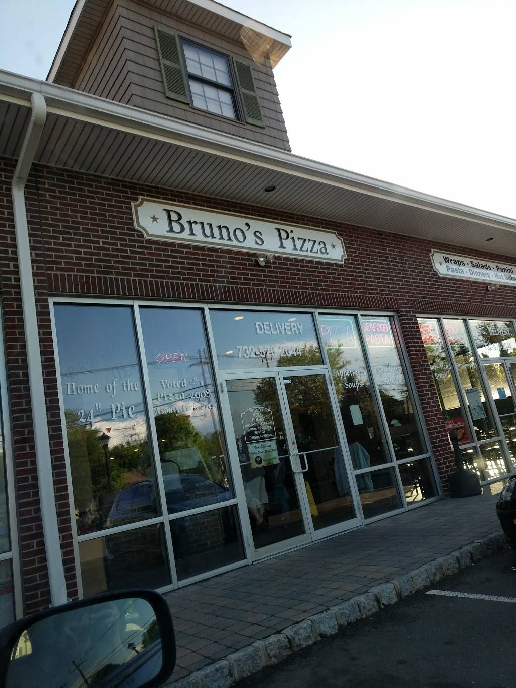 Brunos Pizza | restaurant | 4, 1308, 93 Main St, Farmingdale, NJ 07727, USA | 7325762044 OR +1 732-576-2044