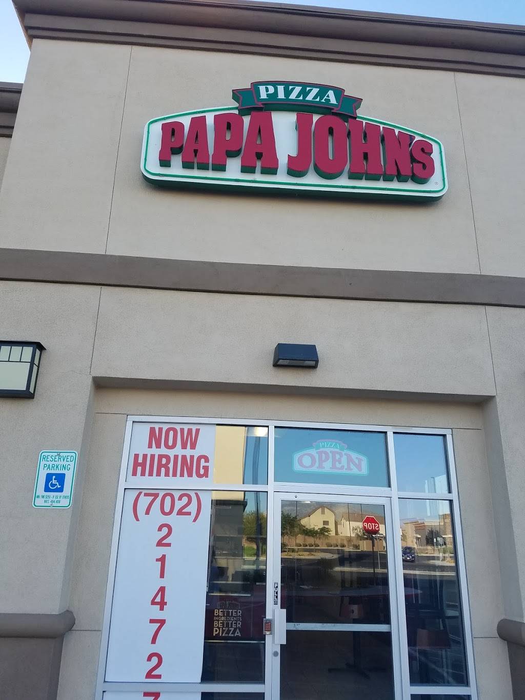 Papa Johns Pizza | restaurant | 10450 S Decatur Blvd #105, Las Vegas, NV 89141, USA | 7022147272 OR +1 702-214-7272