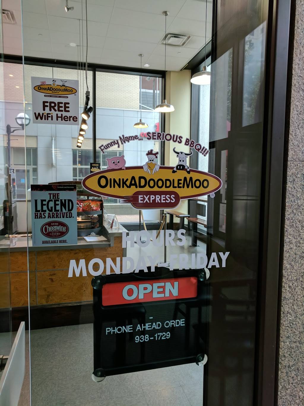 OinkADoodleMoo BBQ | restaurant | 10 W 2nd St, Dayton, OH 45402, USA | 9379381729 OR +1 937-938-1729