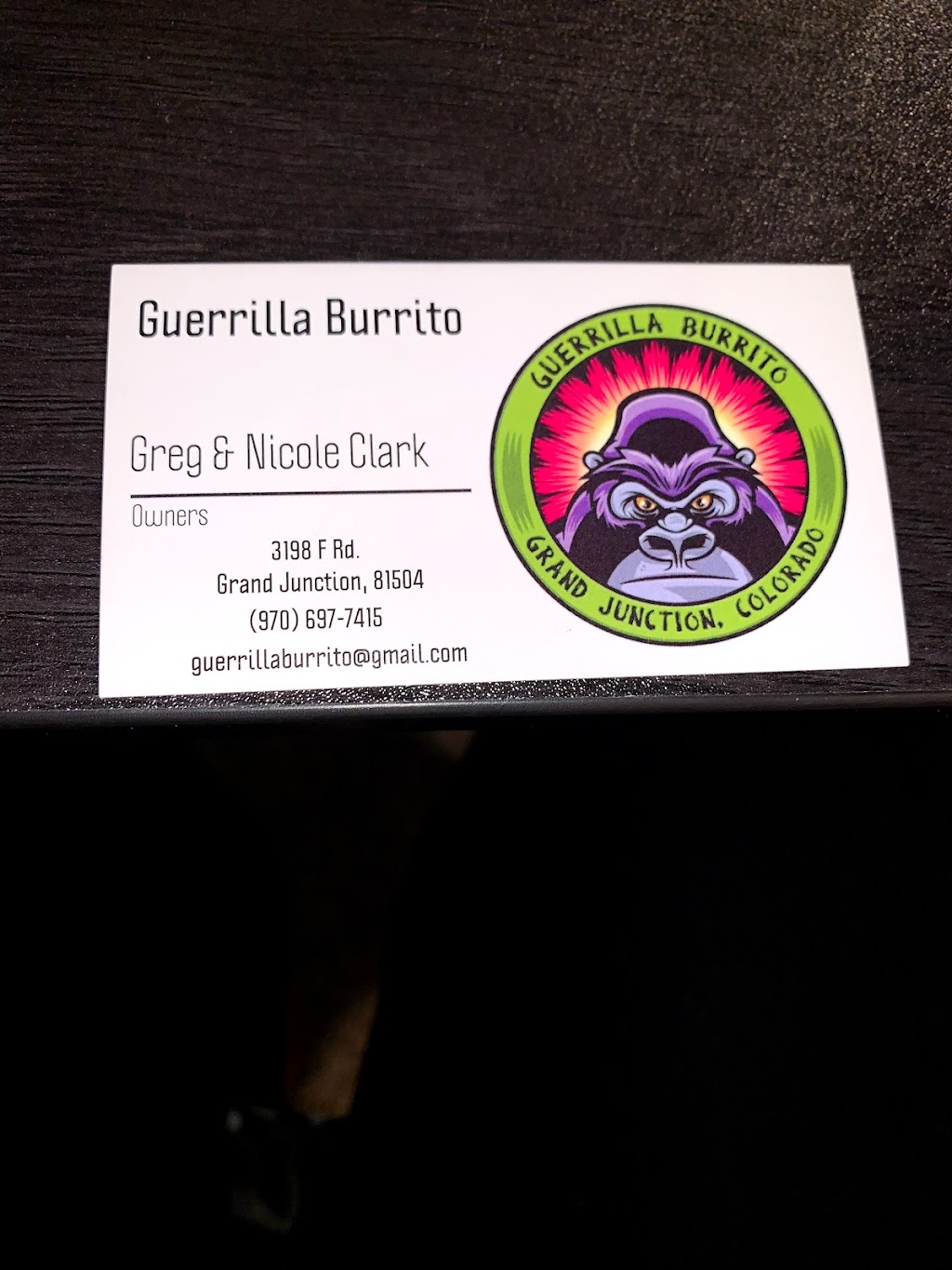 Guerrilla Burrito | restaurant | 3198 F Rd, Grand Junction, CO 81504, USA | 9706977415 OR +1 970-697-7415