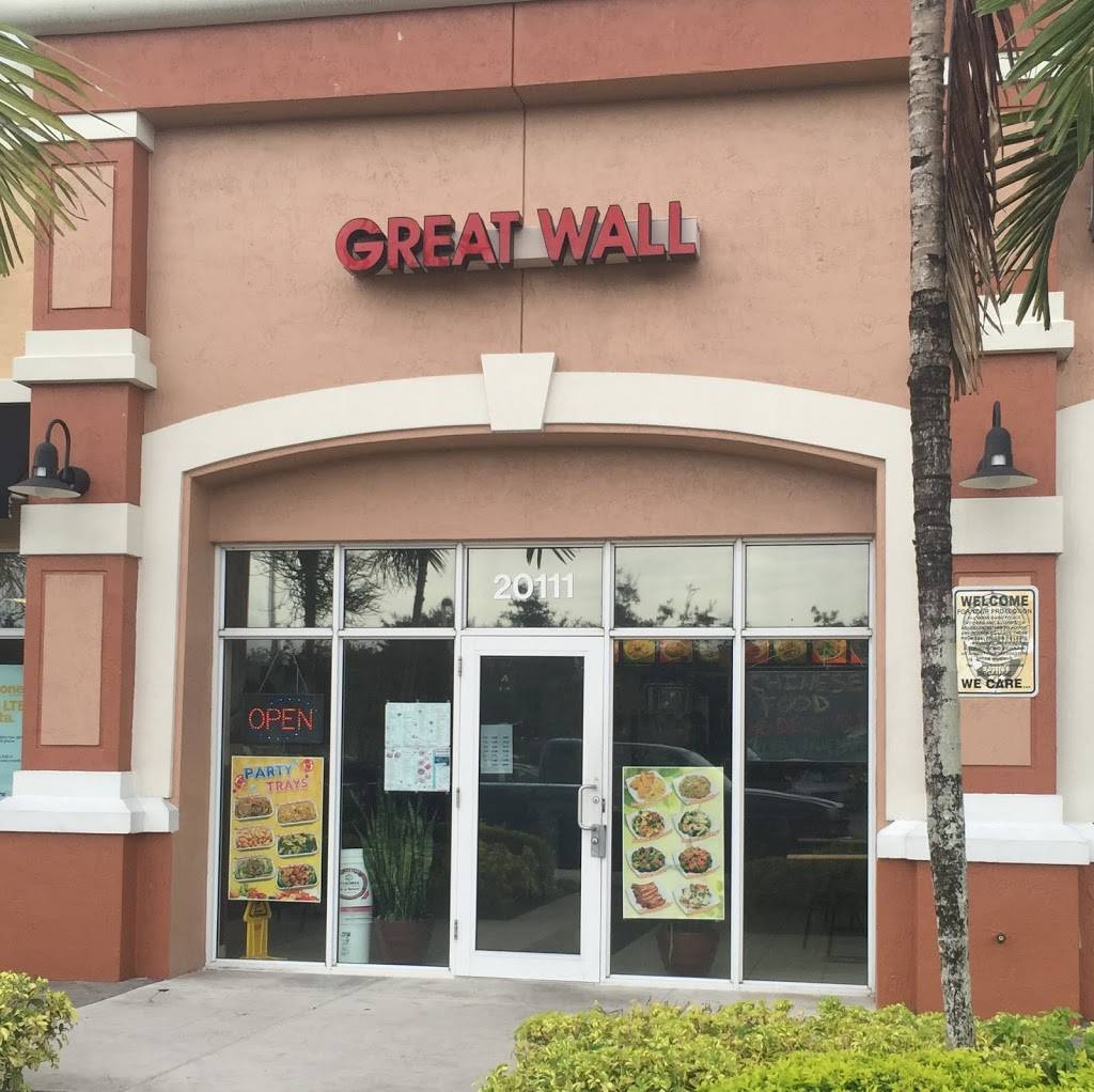 Great Wall Chinese Restaurant | meal delivery | 20111 SW 127th Ave, Miami, FL 33177, USA | 3052322757 OR +1 305-232-2757