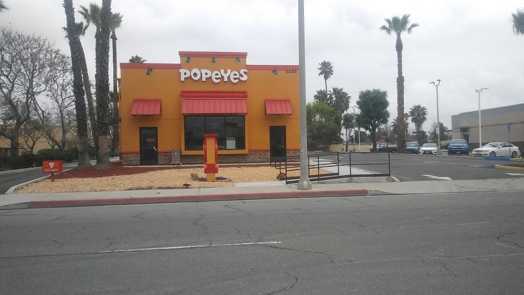 Popeyes Louisiana Kitchen | restaurant | 5445 Arlington Ave, Riverside, CA 92504, USA | 9517296684 OR +1 951-729-6684