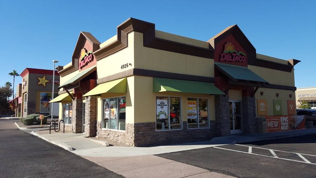 Del Taco | meal takeaway | 4926 E Chandler Blvd, Phoenix, AZ 85048, USA | 4807858365 OR +1 480-785-8365