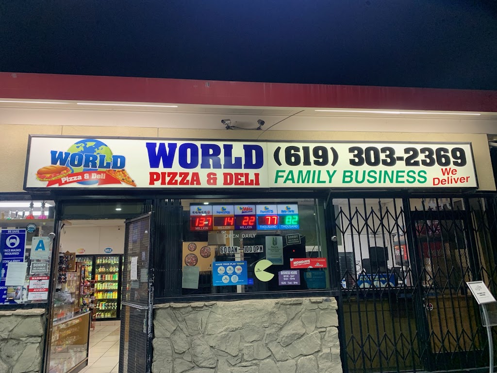 World Pizza & Deli | restaurant | 2410 Fletcher Pkwy, El Cajon, CA 92020, USA | 6193032369 OR +1 619-303-2369