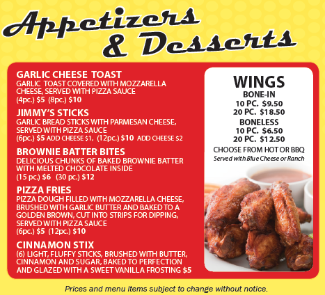 Jimmys Pizza | meal delivery | 97 Main St W, Milltown, WI 54858, USA | 7158253344 OR +1 715-825-3344