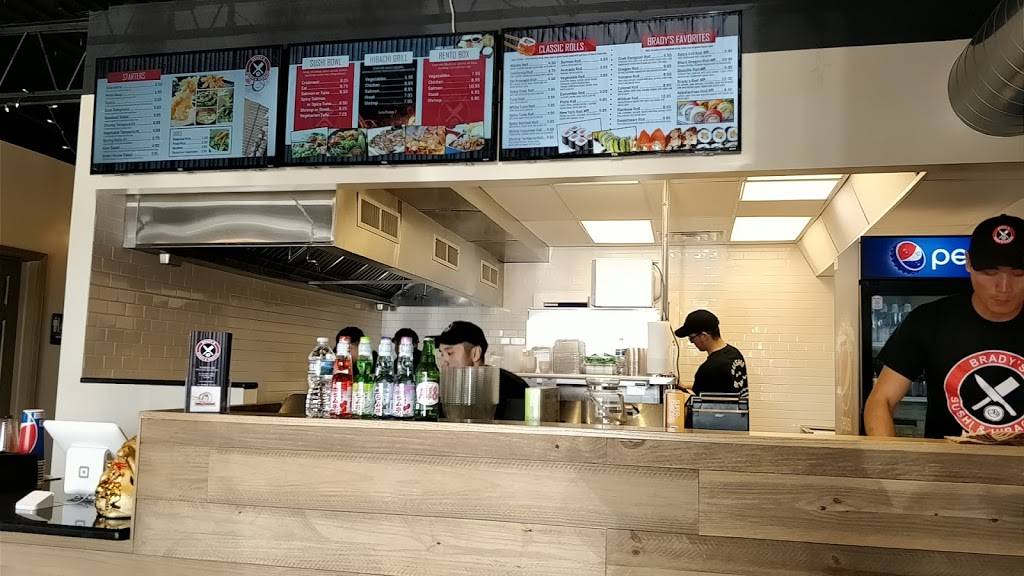 Bradys Sushi and Hibachi | restaurant | 525 Eastern Bypass, Richmond, KY 40475, USA | 8595446193 OR +1 859-544-6193