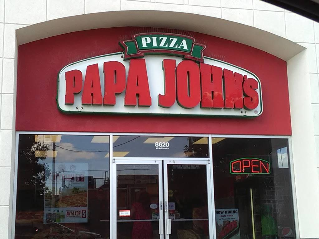 Papa Johns Pizza | restaurant | 8620 W McCormick Ave, Wichita, KS 67209, USA | 3167295959 OR +1 316-729-5959