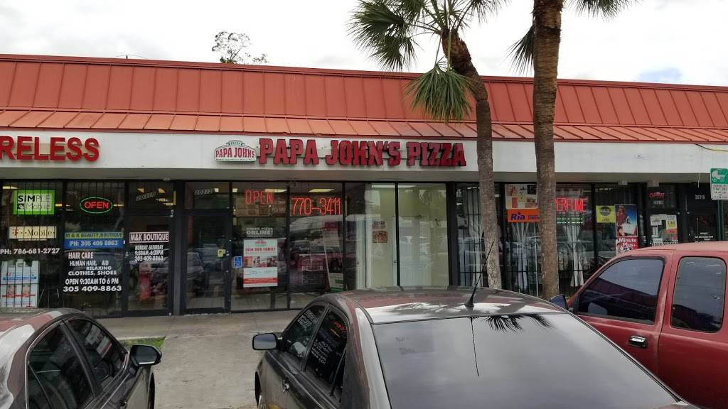 Papa Johns Pizza | restaurant | 20312 NW 2nd Ave, Miami, FL 33169, USA | 3057703411 OR +1 305-770-3411