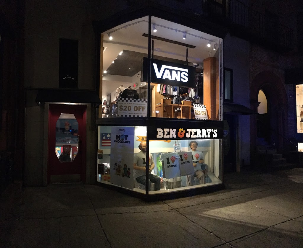 Ben & Jerry’s | bakery | 174 Newbury St, Boston, MA 02116, USA | 6175365456 OR +1 617-536-5456