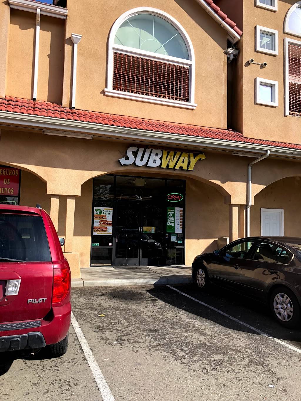 Subway Restaurants | restaurant | 520 W Tennyson Rd, Hayward, CA 94544, USA | 5107827852 OR +1 510-782-7852