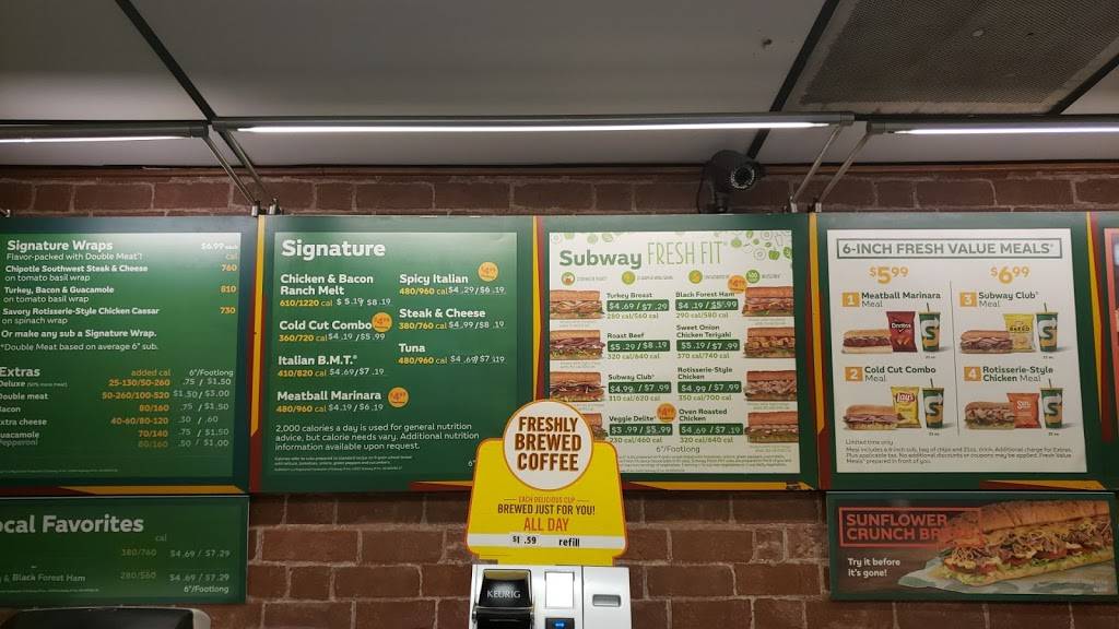 Subway | restaurant | 7724 N Kings Hwy, Myrtle Beach, SC 29572, USA | 8434979162 OR +1 843-497-9162