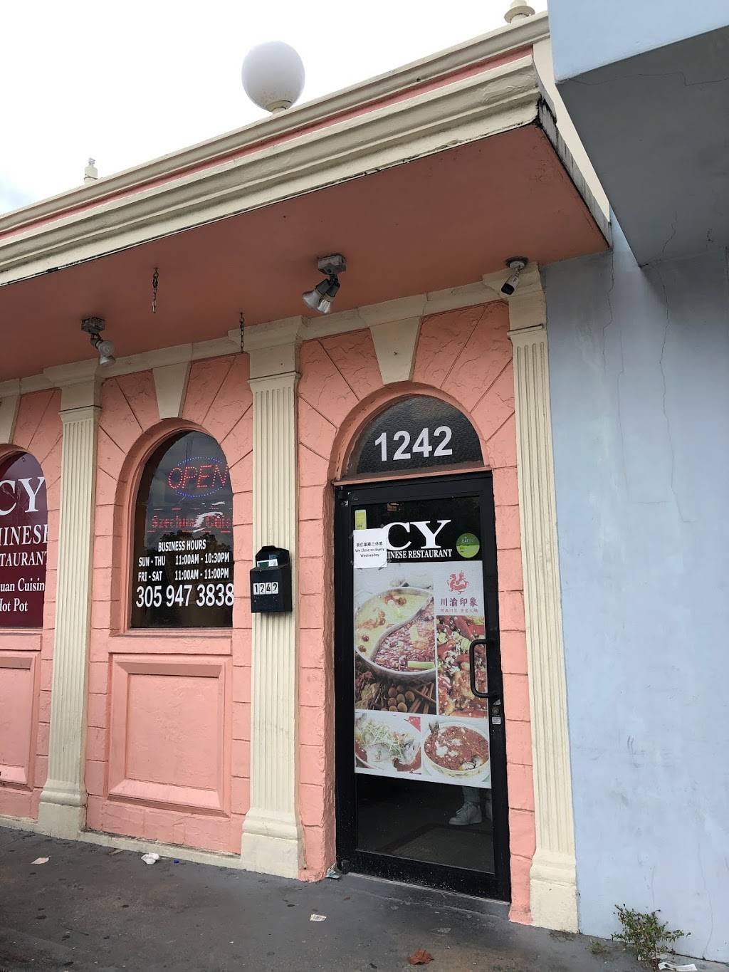 CY Chinese Restaurant Szechuan Cuisine | restaurant | 1242 NE 163rd St, North Miami Beach, FL 33162, USA | 3059473838 OR +1 305-947-3838