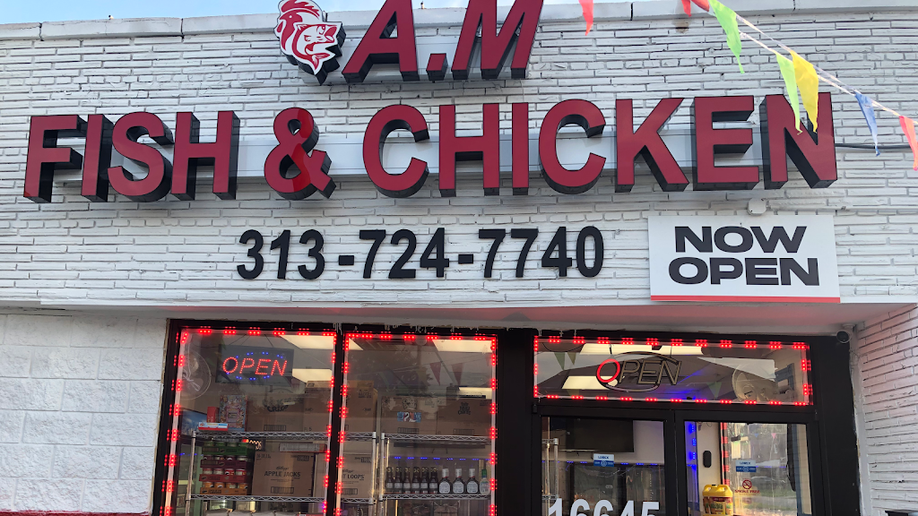 A.M Fish & Chicken Market | restaurant | 16645 W Warren Ave, Detroit, MI 48228, USA | 3137247740 OR +1 313-724-7740