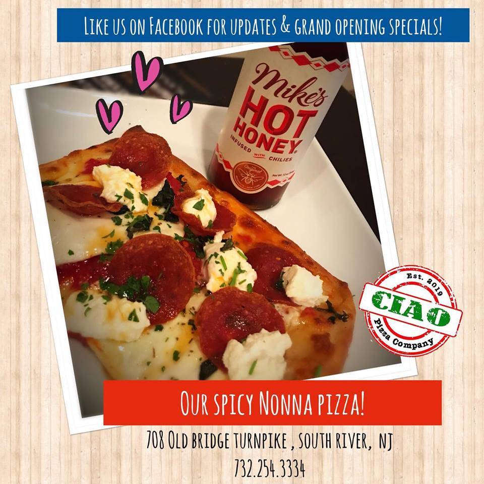 ciao pizza company | restaurant | 708 Old Bridge Turnpike, South River, NJ 08882, USA | 7322543334 OR +1 732-254-3334