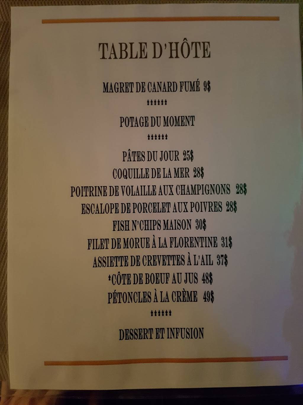 La Perle du Roy | restaurant | 196 QC-138, Cap-Santé, QC G0A 1L0, Canada | 4182855868 OR +1 418-285-5868