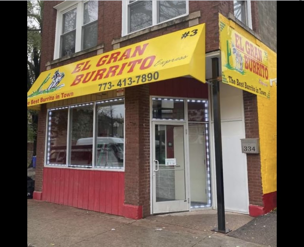 El Gran Burrito Express #3 | restaurant | 334 N Laramie Ave, Chicago, IL 60644, USA | 7734137890 OR +1 773-413-7890